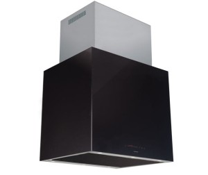 Okap Nodor Isla Cube Glass 60 Black